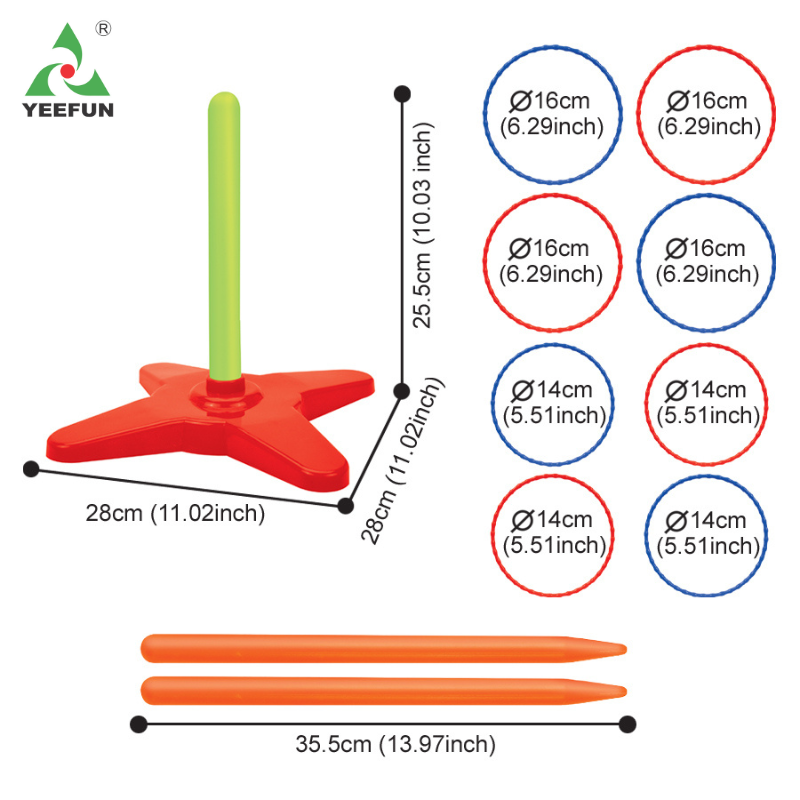 Versatile Training Tool: Heavy Duty Sports Throwing Bag & Ring Set