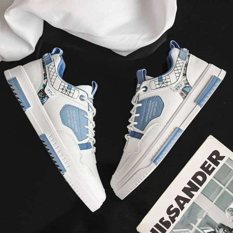 2025 Fashion Men Casual Platform LaceUp Trainers Student Sneakes Mens Vulcanized Shoes Tennis Sneakers