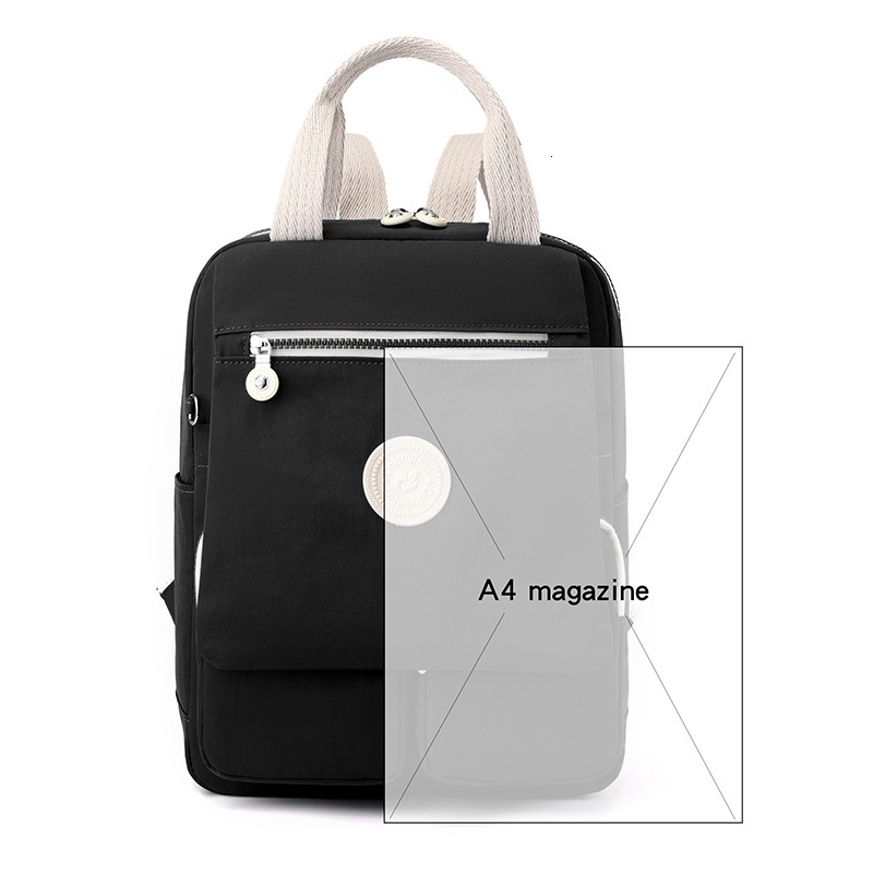 Colorful Fox New Women's Color-Block Backpack Korean Fashion Trend Large Capacity Water-Resistant Bag ddmymoon