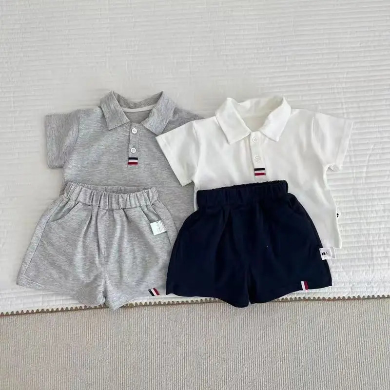 Summer Baby Clothes Suit Children Boys T-Shirt Kids Clothing Infant Casual Sports Costume Toddler Outfits 250729