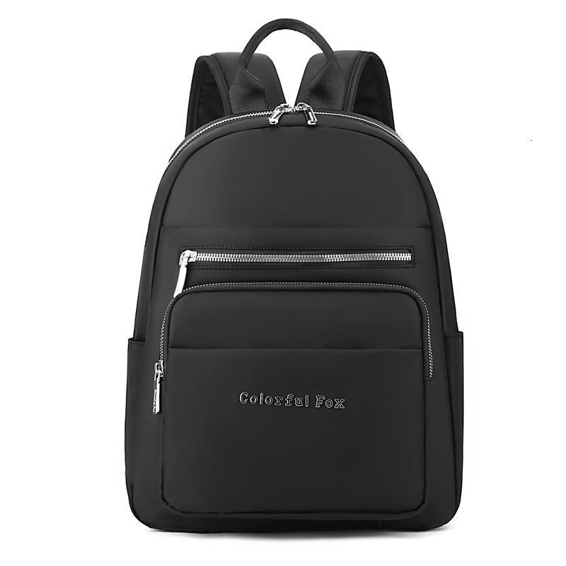 Colorful Fox New Women's Backpack Fashion Casual Multi-layer Large Capacity Water-resistant ddmymoon