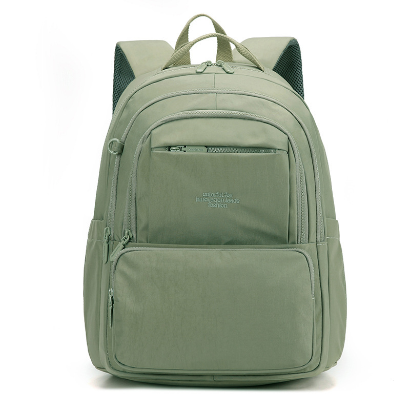 Colorful Fox Large Capacity Backpack Women's Travel Bag New Computer Commuting Lightweight Oxford Cloth Book ddmymoon