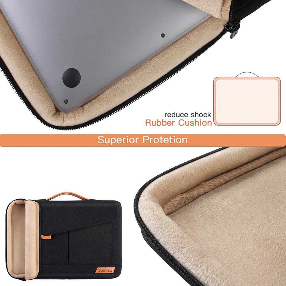 14 15.6 17 Inch Laptop Sleeve Bag Water Resistant Briefcase Messenger Shoulder Bag y250730