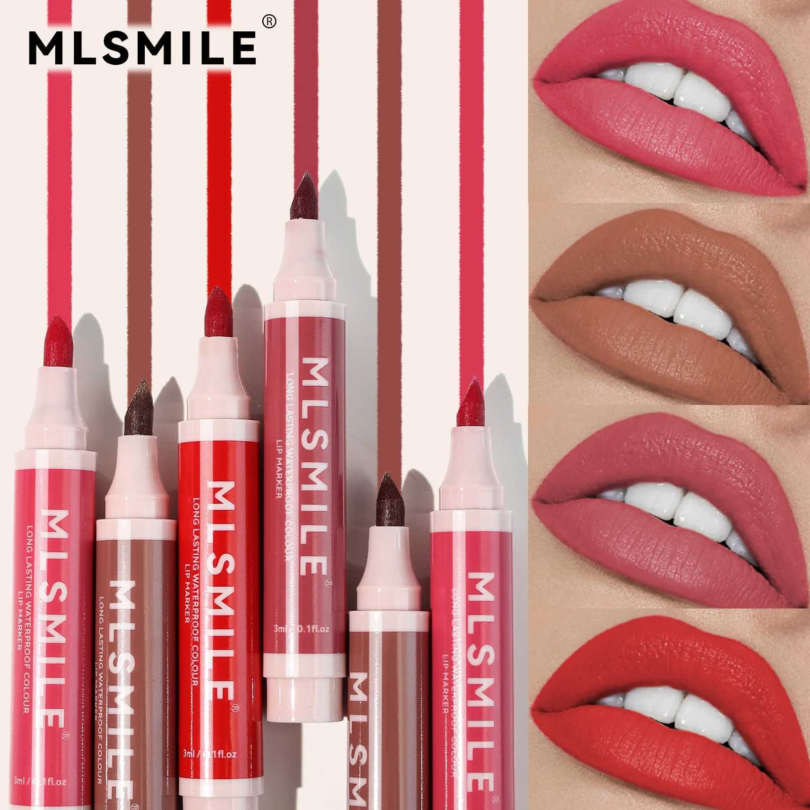 Hydrating Waterproof Lip Stain Matte Lip Liner Marker Pen Lipstick Lasting Color Lipstick Contour Pen With A Natural Effect G250729
