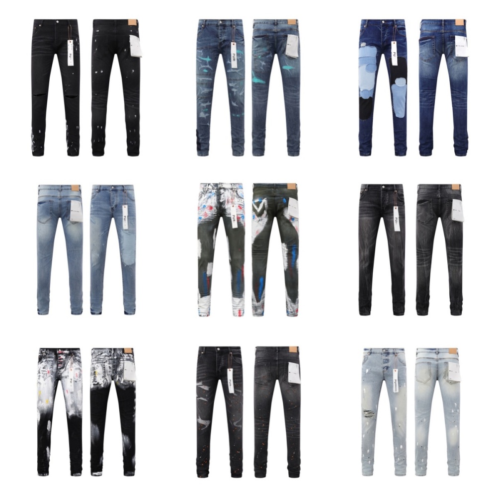 designer mens Jeans Elasticity Jean Hombre trousers Men and women fashion brand luxury pants denim pant Trend Brand Motorcycle Pants Mens Skinny LOGO buttons 030