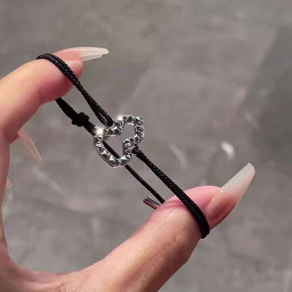 Celebrity Style Personality Black Rope Woven Gourd Bracelet for Men, Niche Design, Exquisite Handmade Jewelry