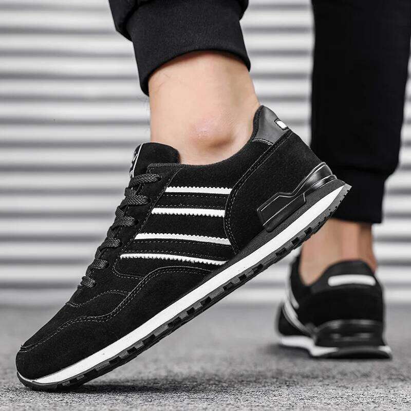 Artificial Leather Causal Male Spring Men Casual Light Shoes Sneakers Lac-up Flats Breathable Outdoors Sapato
