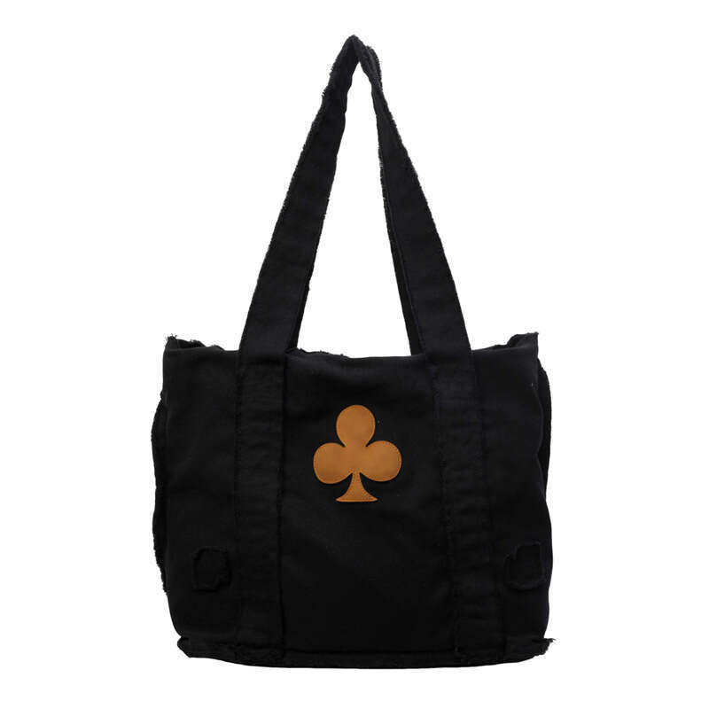 Denim Canvas Large Capacity Shoulder Tote New Design Travel Commuting Bag