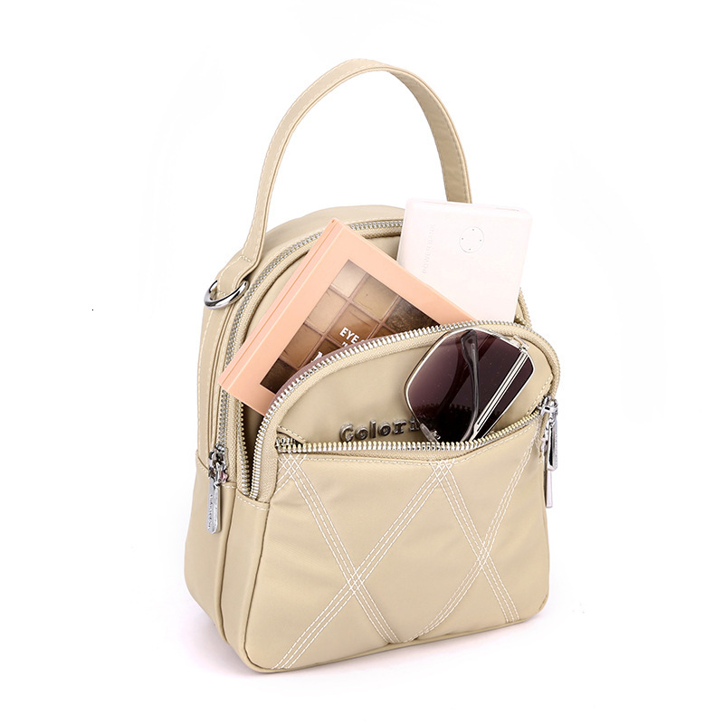 Colorful Fox Korean Version Multi-layer Shoulder for Women Outdoor Casual Embroidered Crossbody Bag Key Coin Handbag ddmymoon