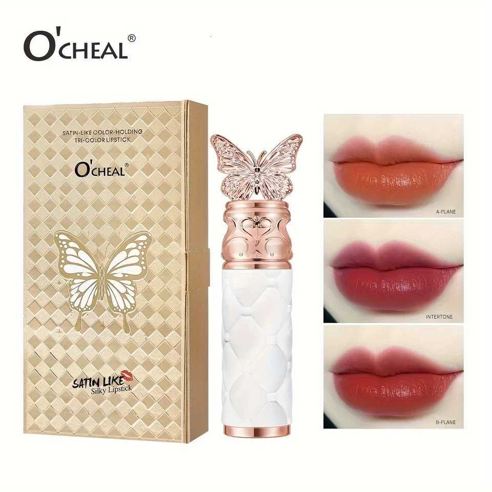 3 Color Non-Stick Lipstick Waterproof Long-Lasting Liquid Tint Moisturizing Tear-Off Lip Stain Color-Holding Formula G250729