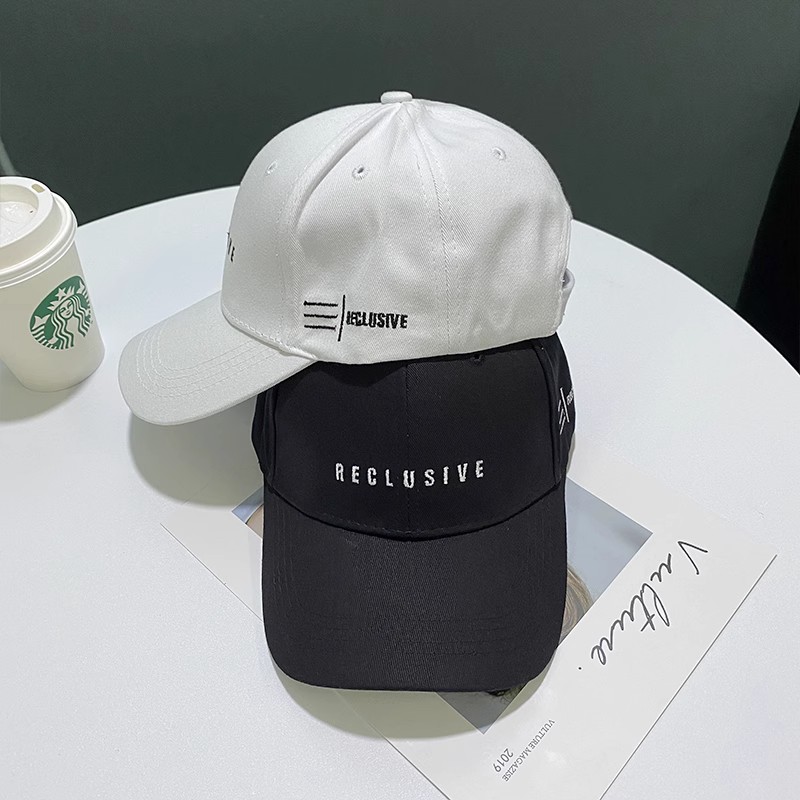 Embroidered Baseball Cap - Adjustable Cotton Dad Hat, 3 Colors (Pink/White/Black) Unisex Streetwear Cap for Men Women