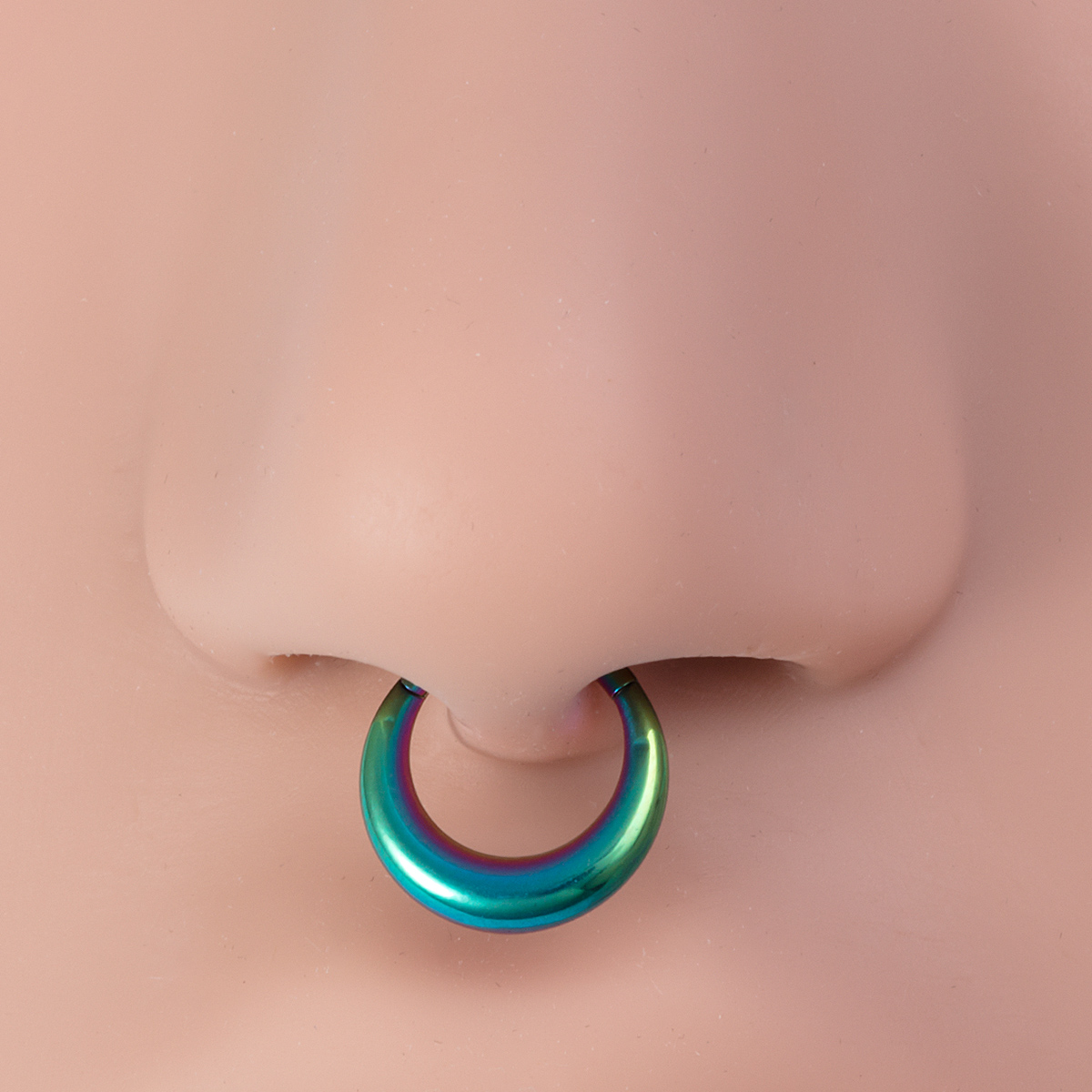 Stainless steel thickened hinge ring, nose ring, earring, body piercing jewelry wholesale