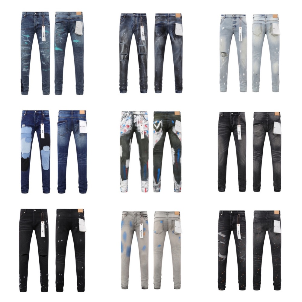 designer mens Jeans Elasticity Jean Hombre trousers Men and women fashion brand luxury pants denim pant Trend Brand Motorcycle Pants Mens Skinny LOGO buttons 63