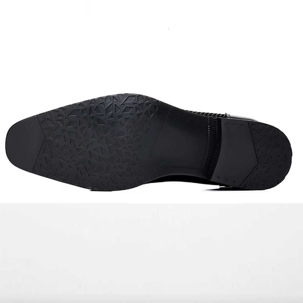 Mens Dress Shoes Classic Lace-up Formal Oxfords Modern Tuxedo Business Casual Sc Pattern Comfort Formal Shoes for Men Y250730