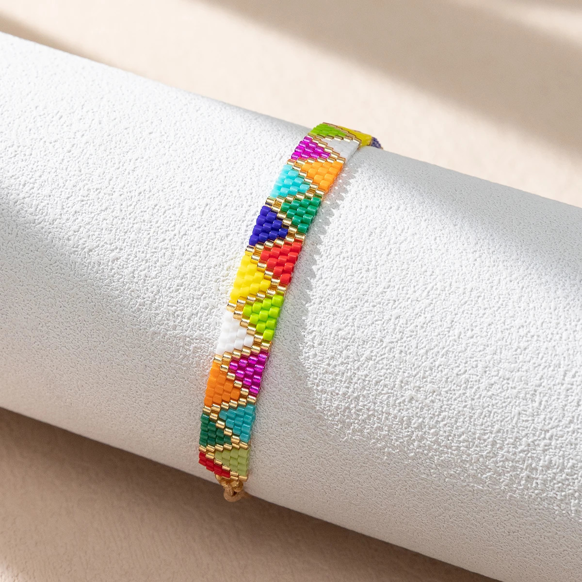 BLUESTAR Colorful Miyuki Beaded Bracelet Multicolor Jewelry Bohemian Pulseras mujer Moda Handmade Jewellery Gift 250730