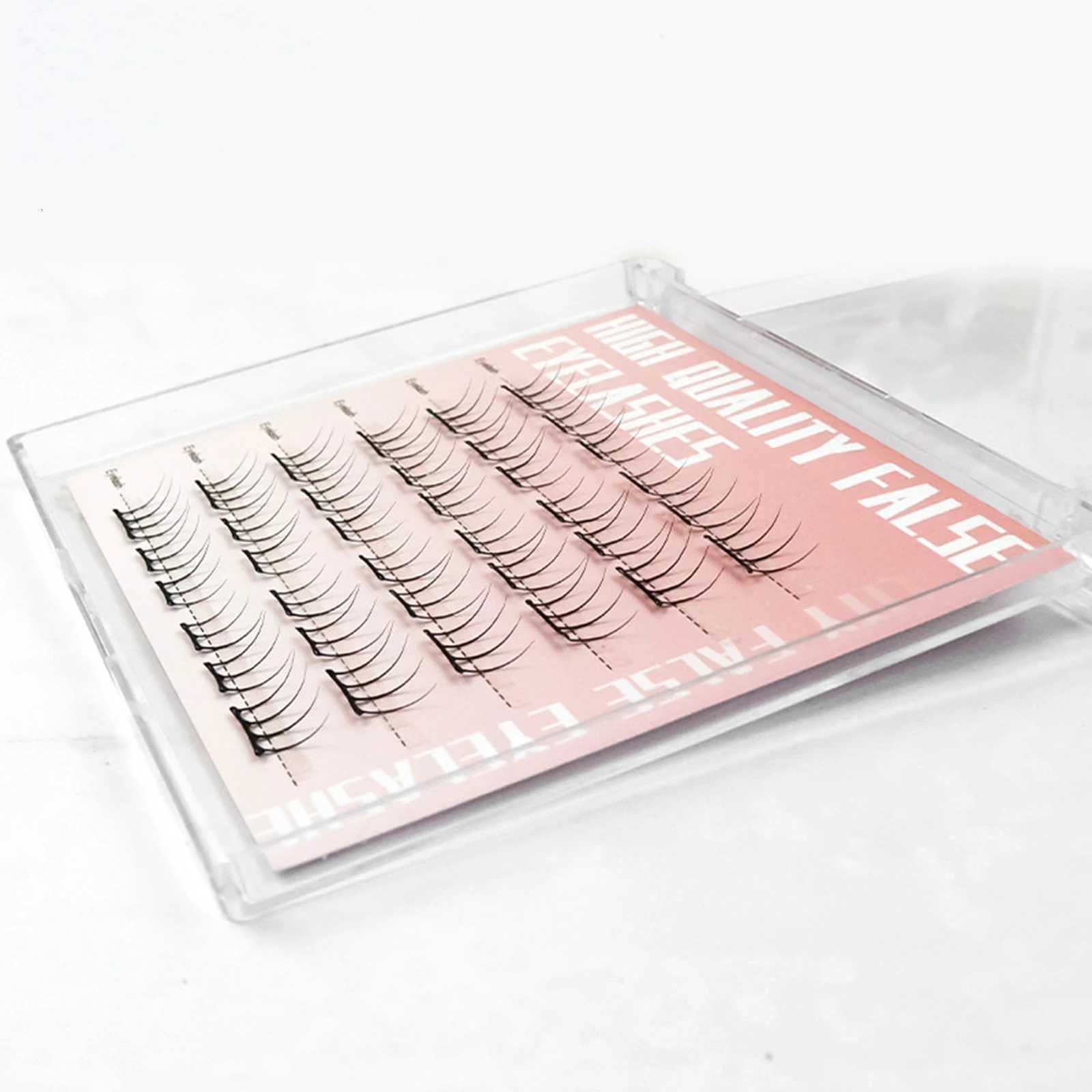 Self Adhesive DIY Lashes No Glue Needed Reusable Bottom Lash 5D Fluffy Cluster Eyelash Korean DIY Manga Lash Extension At Home Z250730