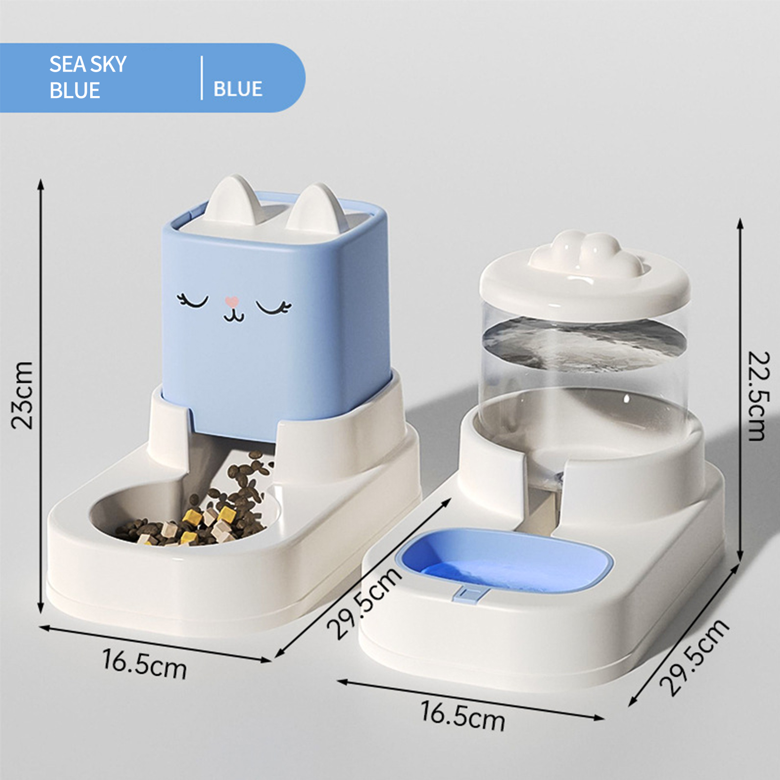 Cat Bowl Dog Bowl Automatic Feeder Cat Food Bowl Bowl Double Bowl Drinking Bowl Integrated Source Manufacturer