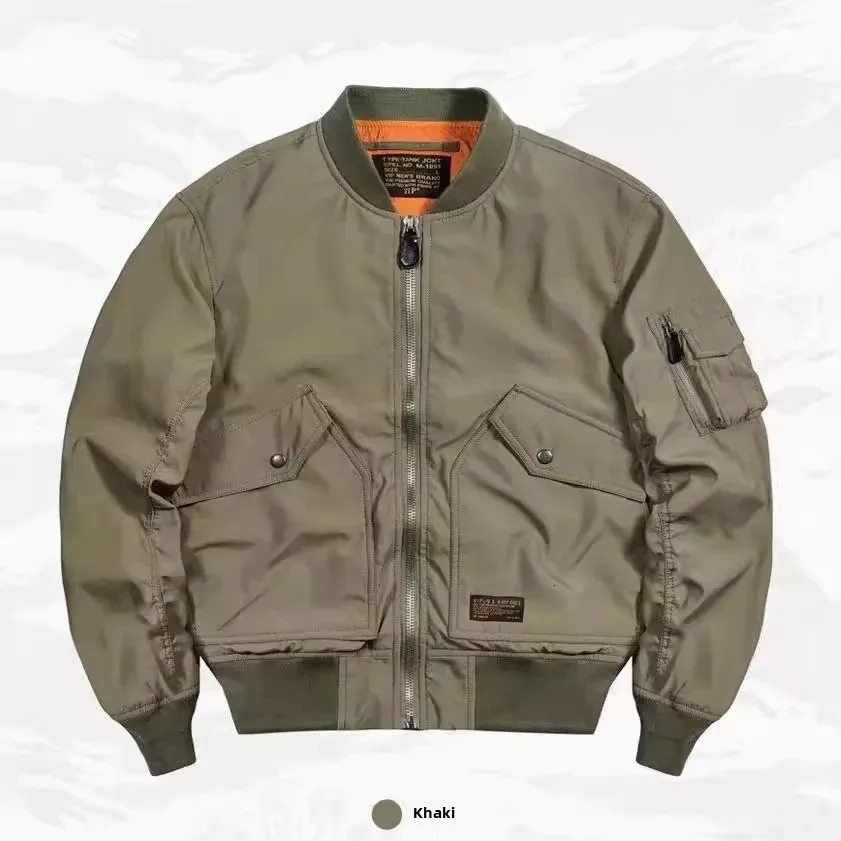 Spring Autumn Mens Casual Jacket Trendy Business Wear Fashionable Aviation Control Ballpark Style American Style Crossbody 250730