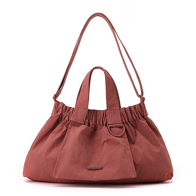 Colorful Fox New Korean Style Niche Design Handbag Shoulder Crossbody Women's Bag Lightweight Casual Foldable ddmymoon