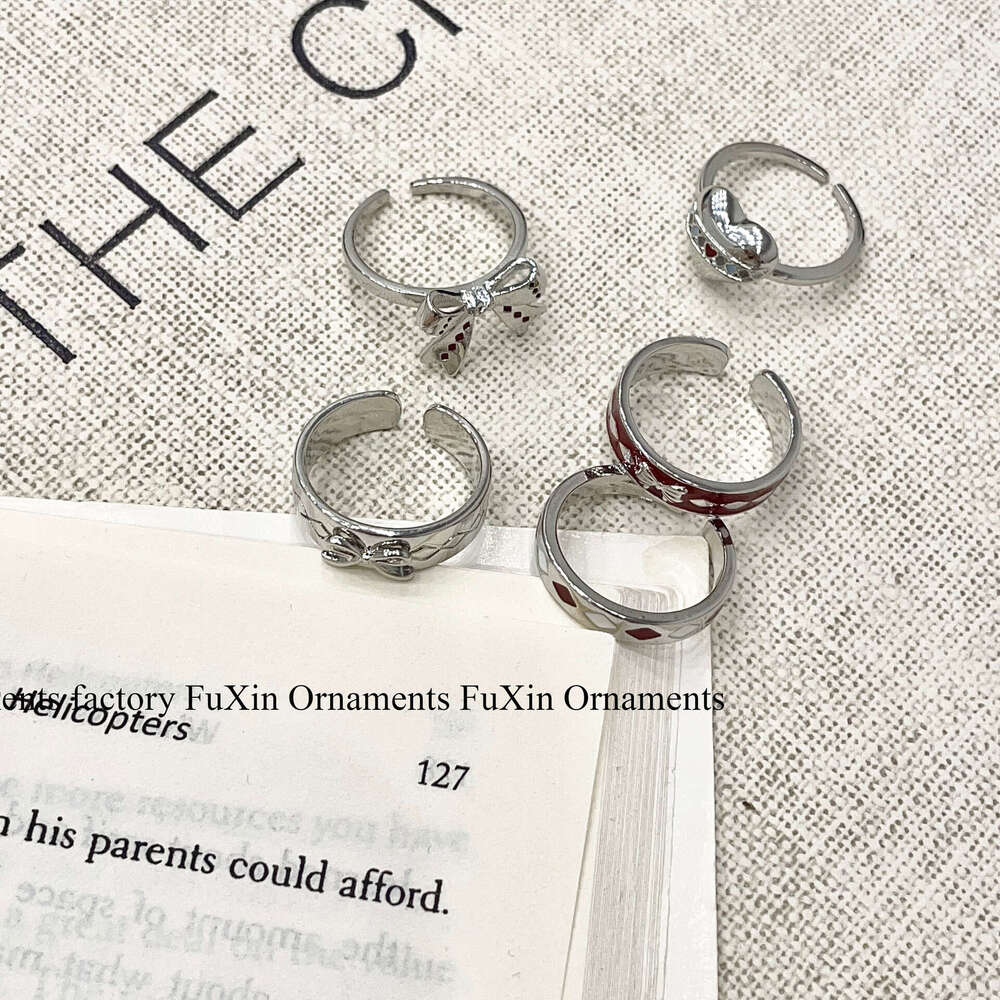 Version Niche Versatile Design Sense Set Exquisite High-end Korean Ins Style Temperament Ring for Women 08a