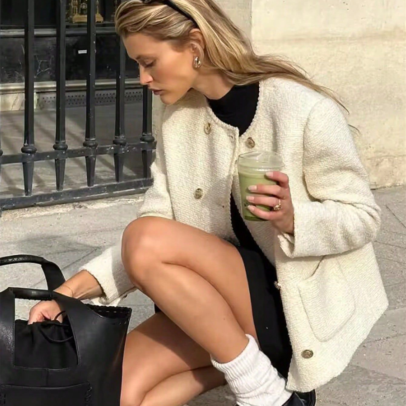 Free shipping designer coat for women Casual jacket fashionable personality simple and comfortable commuting suit