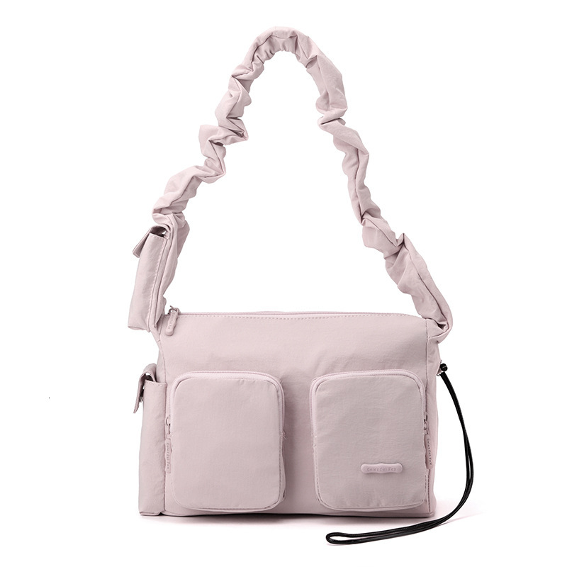 Colorful Fox Korean Style New Design Simple Women's Pleated Casual Versatile Niche Shoulder Underarm Bag ddmymoon