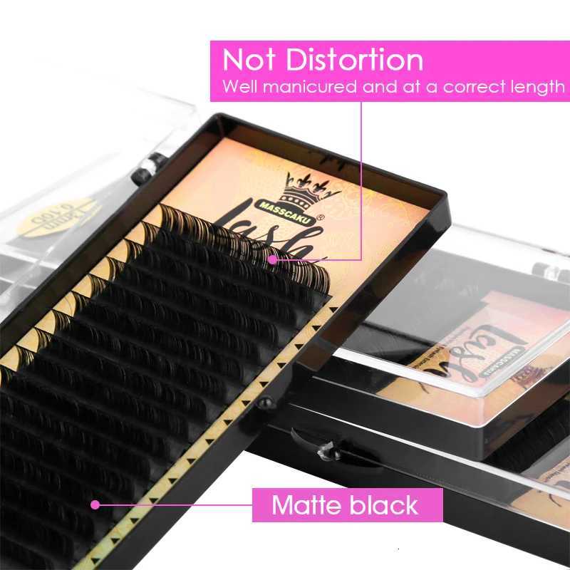 igh Quality 16Rovs 8-18m Length Faux Mink Eyelashes Individual Eyelash Lashes Soft Eyelash Extension False Eyelash Z250730