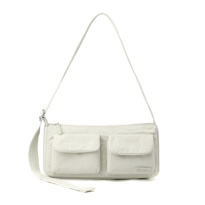 Colorful Fox Japanese and Korean New Style Women's Nylon Fabric Motorcycle Casual Commuting Artistic Cute Shoulder Bag ddmymoon