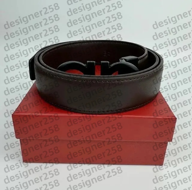 Mens belt designer belt men luxury classic Genuine Leather belt length solid color metal letter buckle man designer waistband multiple