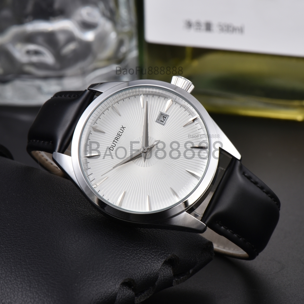 Hottest Luxury Automatic Watches for Men Leather Strap Mechanical Hand-winding Wristwatch Daily Waterproof Designer Fashion Male Clocks for Gift Wholesale
