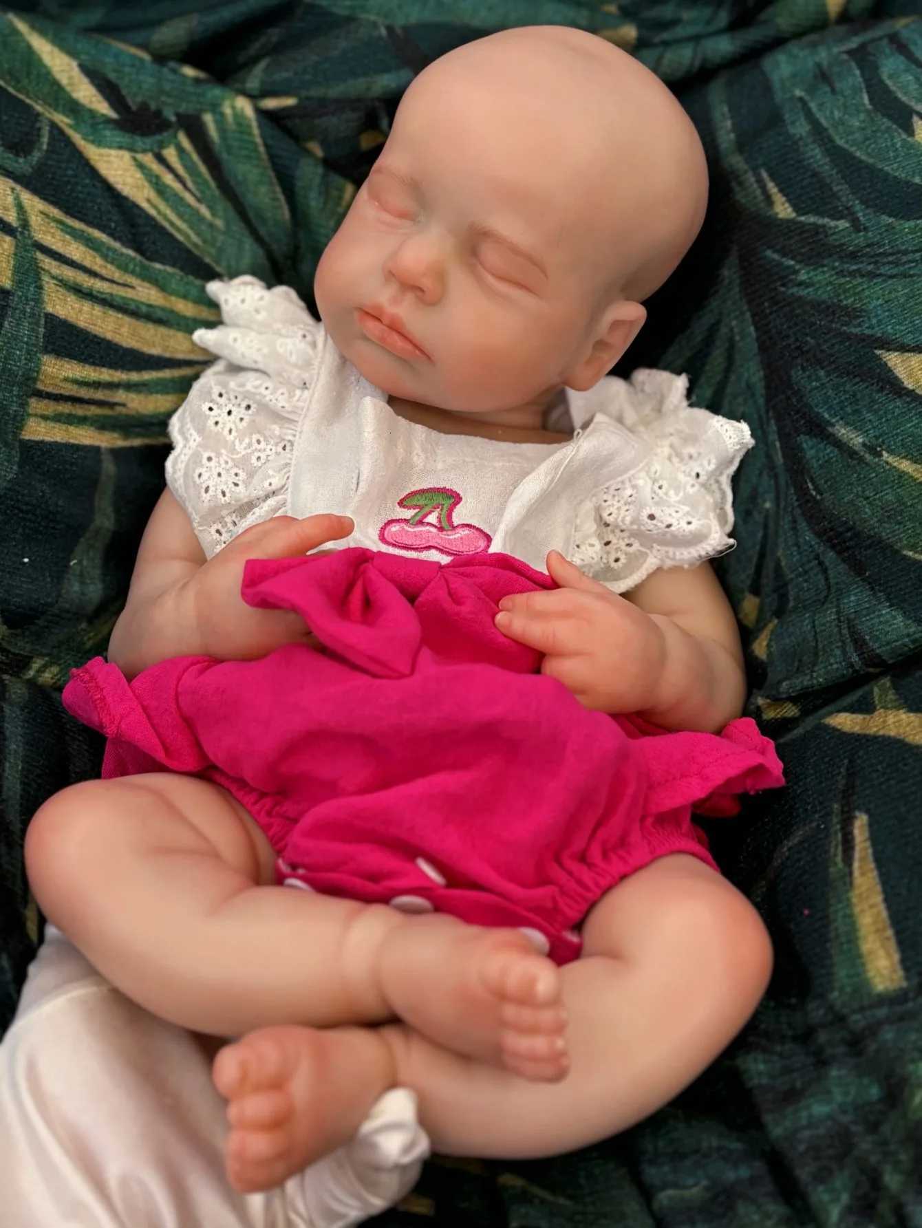 Newborn - like 18 Inch Loulou Silicone BEBE Reborn Doll Soft - Touch Girl with an Openable Mouth! XJ250730