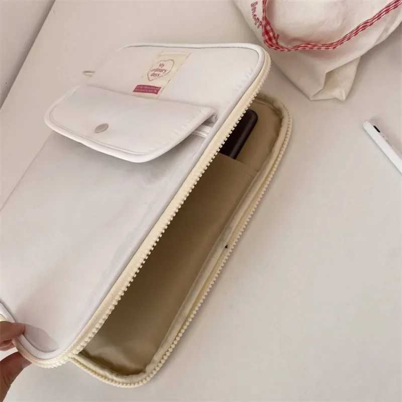 Ins Korean Laptop Carrying Case Table Sle Storage Bag for iPad Book Air Pro 11 13.6 14 HP Asus Dell Computer Cover y250730