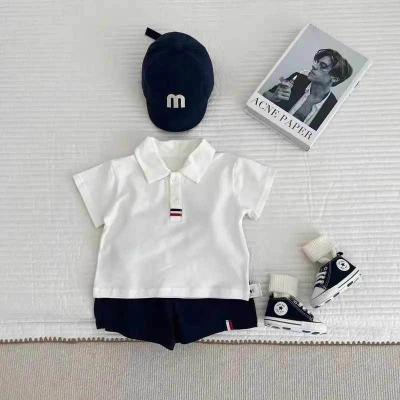 Summer Baby Clothes Suit Children Boys T-Shirt Kids Clothing Infant Casual Sports Costume Toddler Outfits 250729