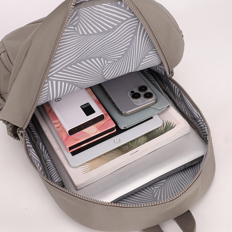 Colorful Fox New Women's Versatile Fashion Backpack Casual Solid Color Simple School Bag ddmymoon