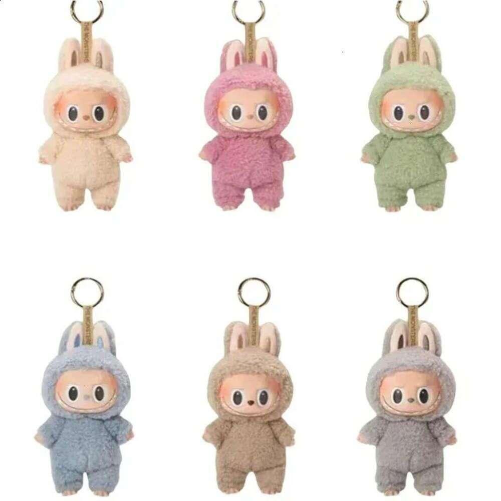 Hot Sale Anime Figure Labubu Have A Seat Series Vinyl Pendant Doll Model Toy Cute Monster Keychain Toys Birthday Gifts
