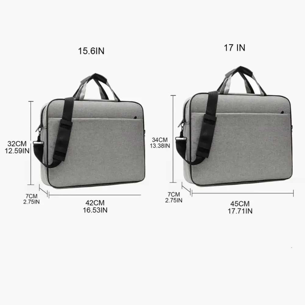 15.6 17 Inch Shockproof Protective Laptop Bag with Shoulder Strap LO GO Computer Bag y250730