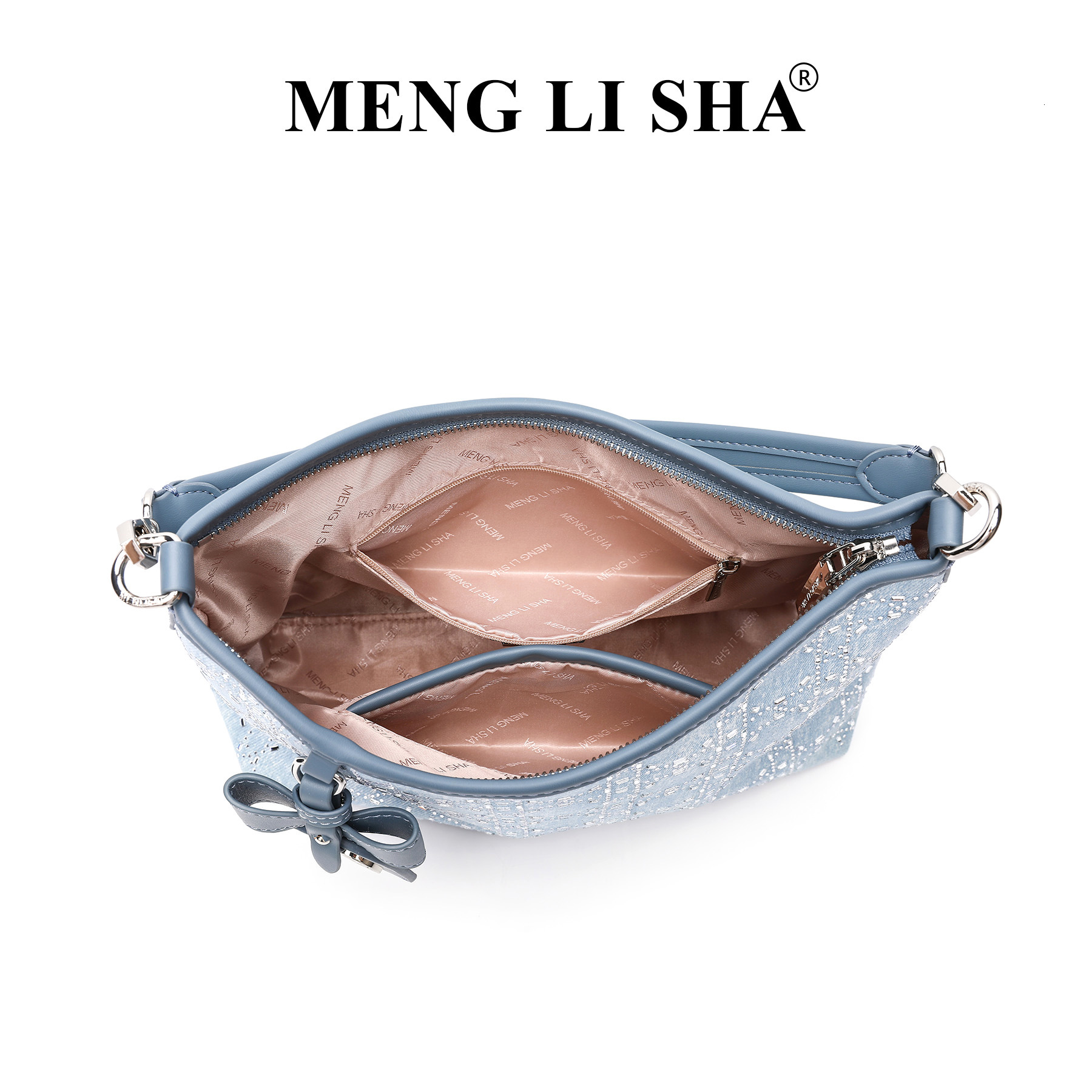 French Niche New Style High-End Rhinestone Women's Single Shoulder Underarm Tote Commuter Large Capacity Handheld Crossbody Bag ddmymoon