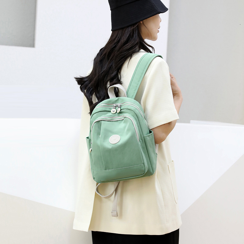 Colorful Fox New Summer Fashion Trend Color-Block Backpack Women Large Capacity Water-Resistant Bag ddmymoon