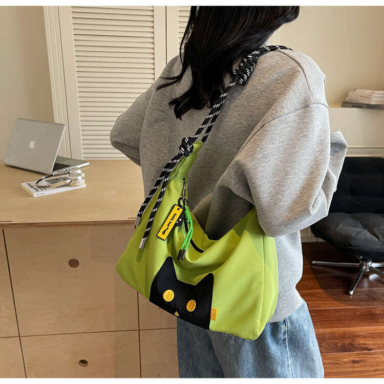 New 2025 Cat Single Shoulder High-End Handheld Large Capacity Crossbody Bag Unique Design