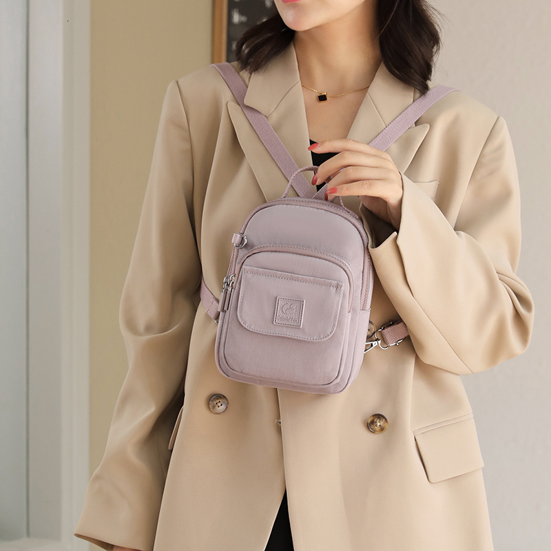 New Women's Fashion Trend Backpack Multifunctional Single Shoulder Crossbody Large Capacity Multi-layer Waterproof Portable Phone Bag ddmymoon