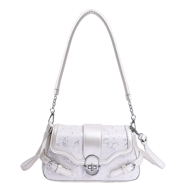 Spice Girl New Chinese Butterfly Fire Bag 25 New Niche Premium Underarm Bag One Shoulder Crossbody Portable Baguette Bag