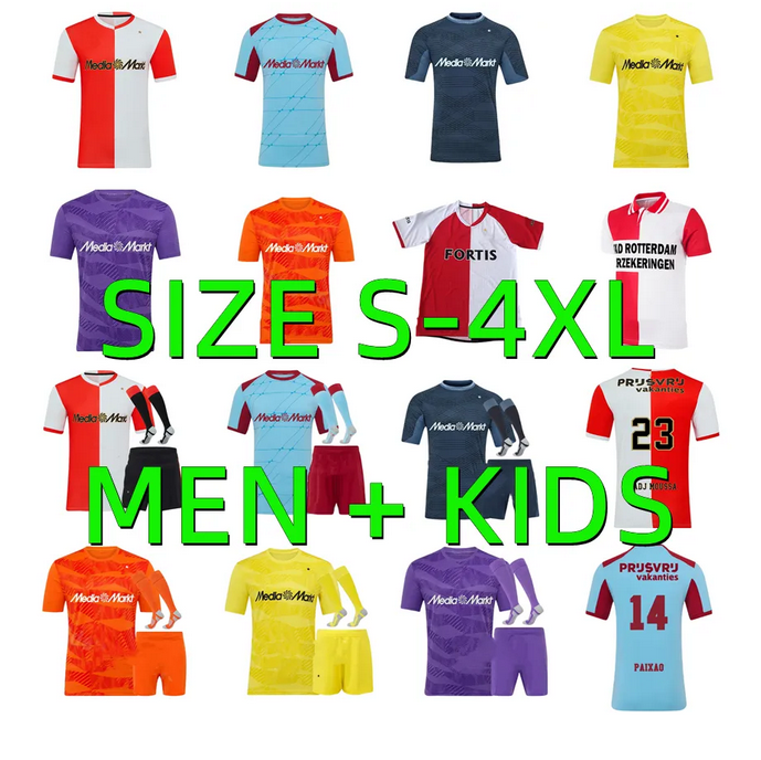24 25 26 FEYENOORDS Soccer Jersey HANCKO GIMENEZ TRAUNER IVANUSEC HARTMAN ZERROUKI PAIXAO CARRANZA Q. TIMBER STENGS 2024 2025 2026 football shirt men kids maillots