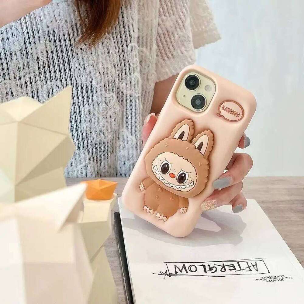 Cute Monster Doll Phone Cover 11 12 13 14 15 Shockproof Case for IPhone 16 Pro Max