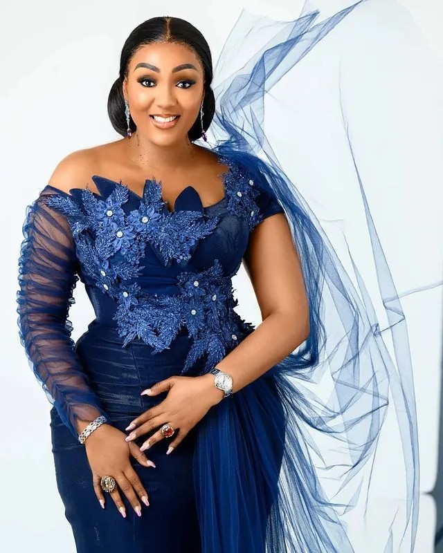 Aso Ebi Arabic Navy Blue Mermaid Mother Of Bride Dresses Crystals Lace Evening Prom Formal Party Birthday Celebrity Mother Of Groom Gowns Dress