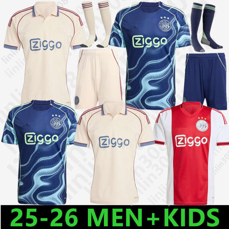 2025 2026 S-4XL BROBBEY Amsterdam Anniversary Soccer Jerseys Kids Kit 25 26 BERGWIJN Home Away 3rd Fourth Football Shirts AKPOM TAYLOR BERGHUIS