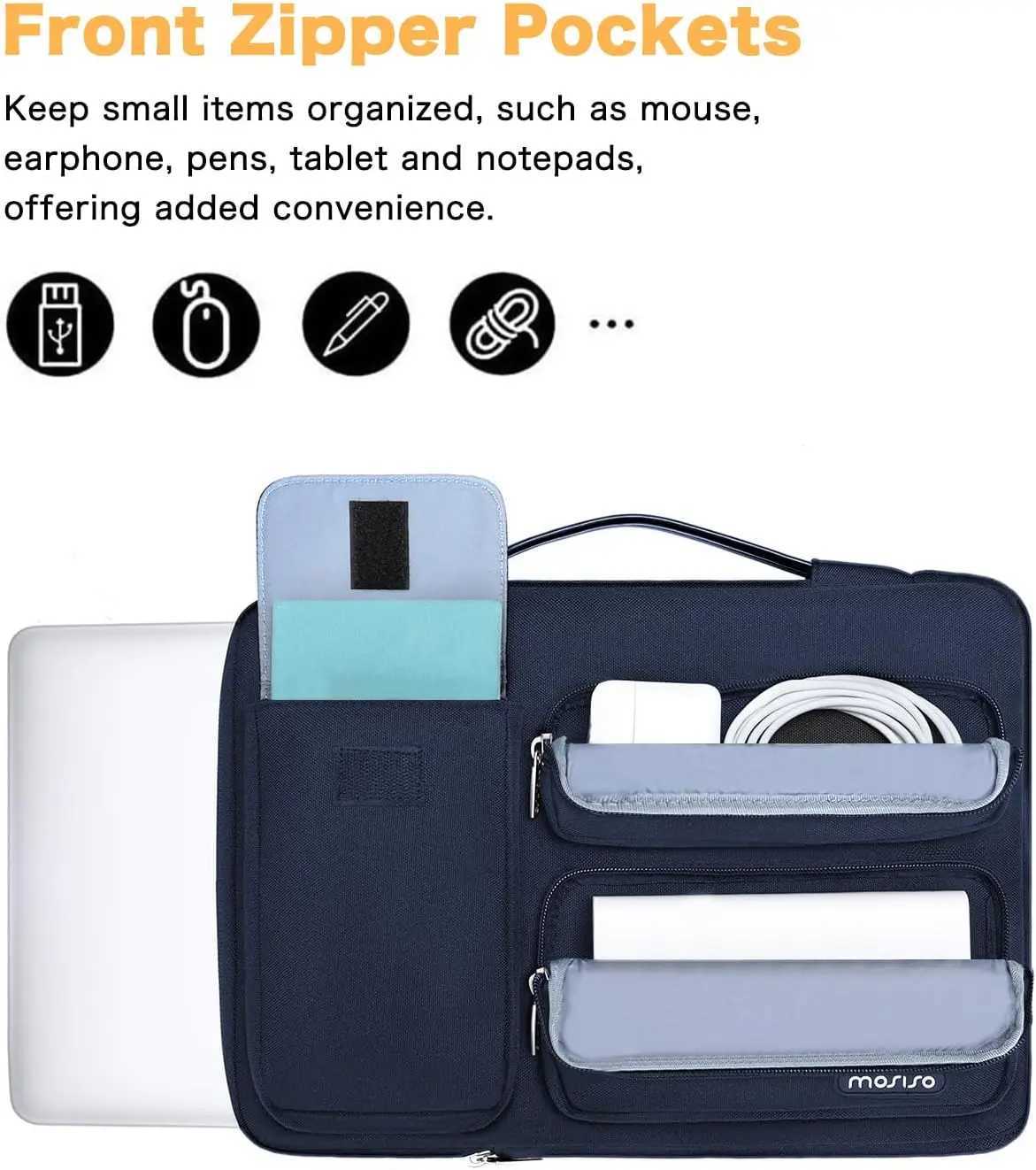 13 14 15 15.6 16 inch Laptop Sleeve Bag Handbag Notebook Carrying Case for Book Air Pro M1 M2 M3 HP Dell Lenovo Acer Xiaomi y250730