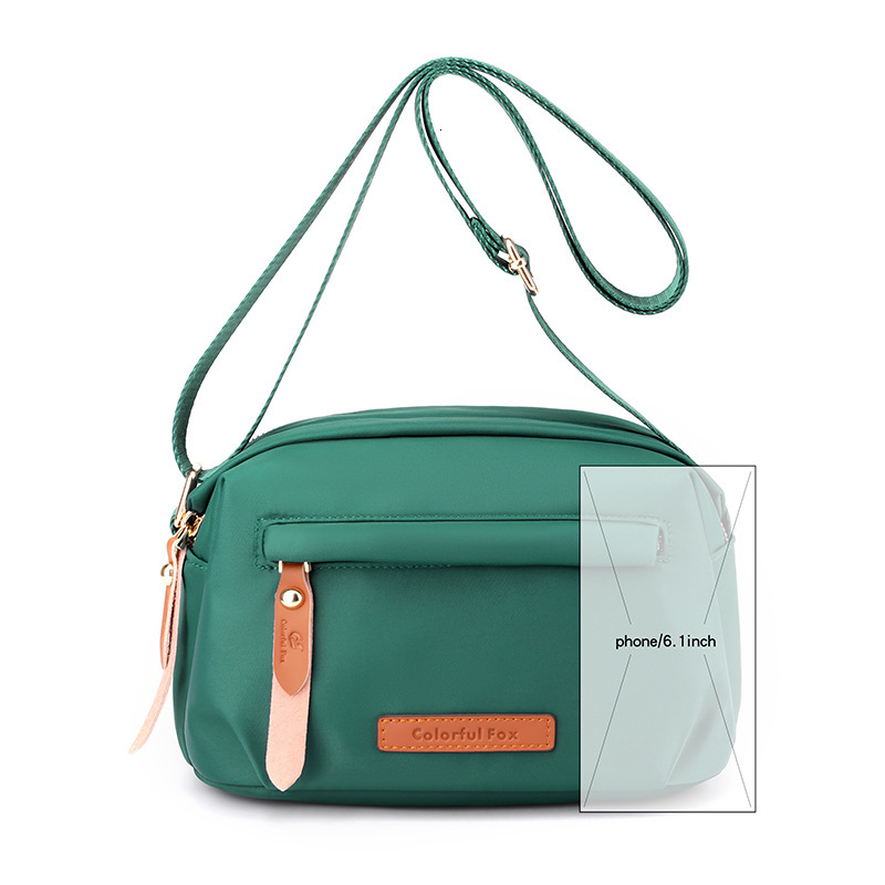 Colorful Fox New Women's Shoulder Korean Fashion Trend Crossbody Portable Phone Key Bag ddmymoon