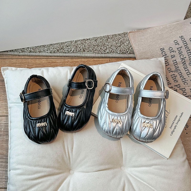 Designer Sandals Girls Mary Jane Shoes SS 2025 Soft Sole Princess Flats for Toddler/Little Kid Spring Autumn