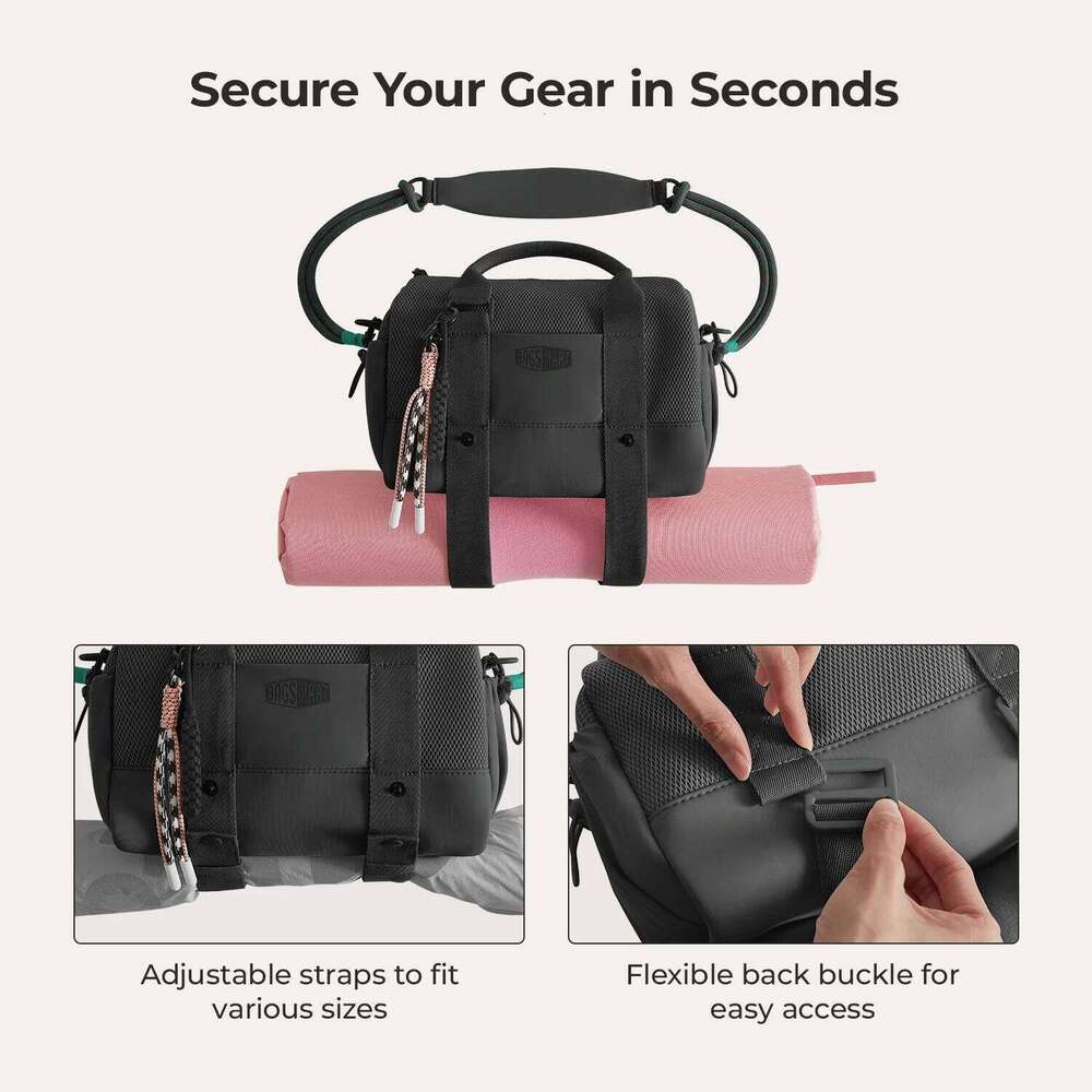 BAGSMART Boston for Women Mini Duffel Shoulder Crossbody Bag Waterproof with Wet Pocket Gym Travel Daily Beach Weekender