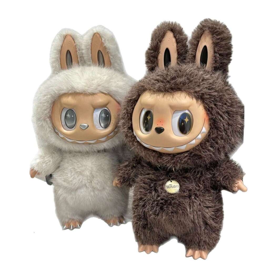 Labubu ZIMOMO Leader LABUBU Angel Vinyl Plush Doll 58CM Big Baby
